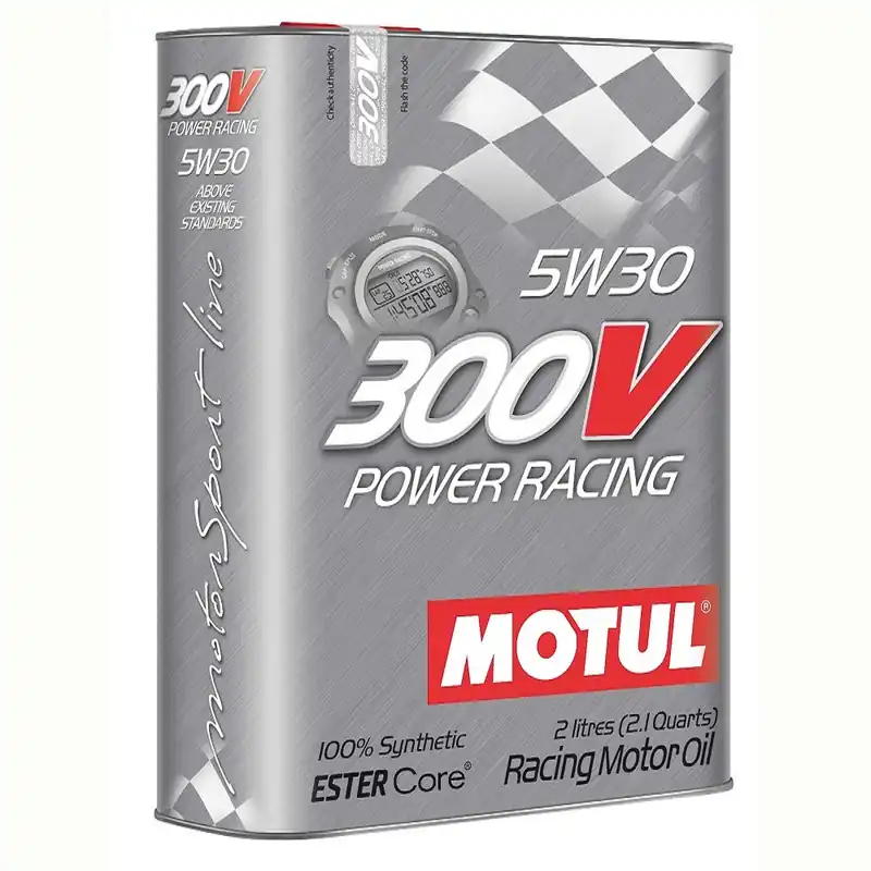 OLIO MOTORE SPORTIVO MOTUL 300V POWER RACING 5W30 2L Solo Oggi